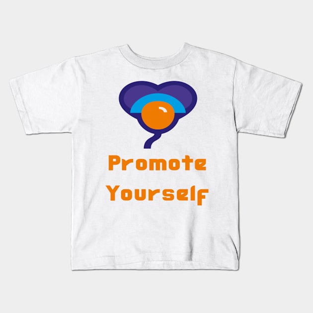 Bharat Parv - Promote Yourself - 2 lines Kids T-Shirt by Bharat Parv